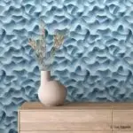 svetloplava samolepljiva tapeta 3D