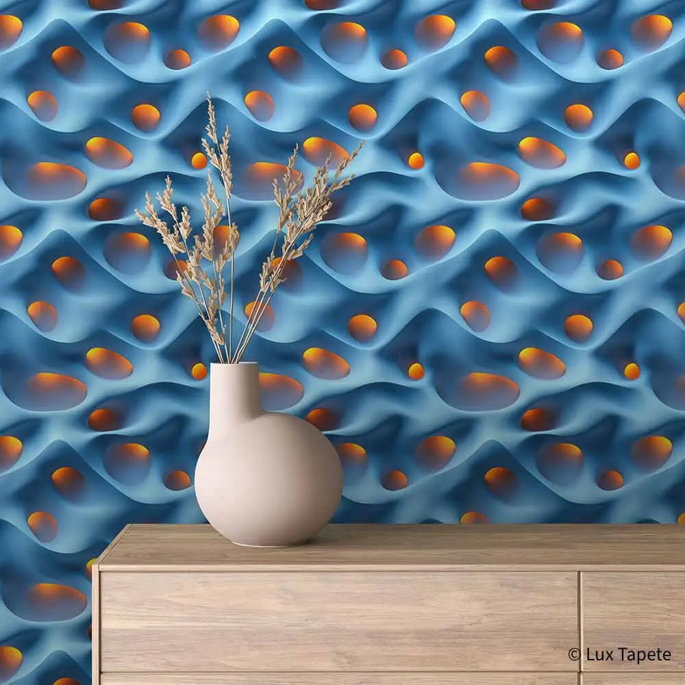 3D 0031 | Lux Tapete plava samolepljiva tapeta