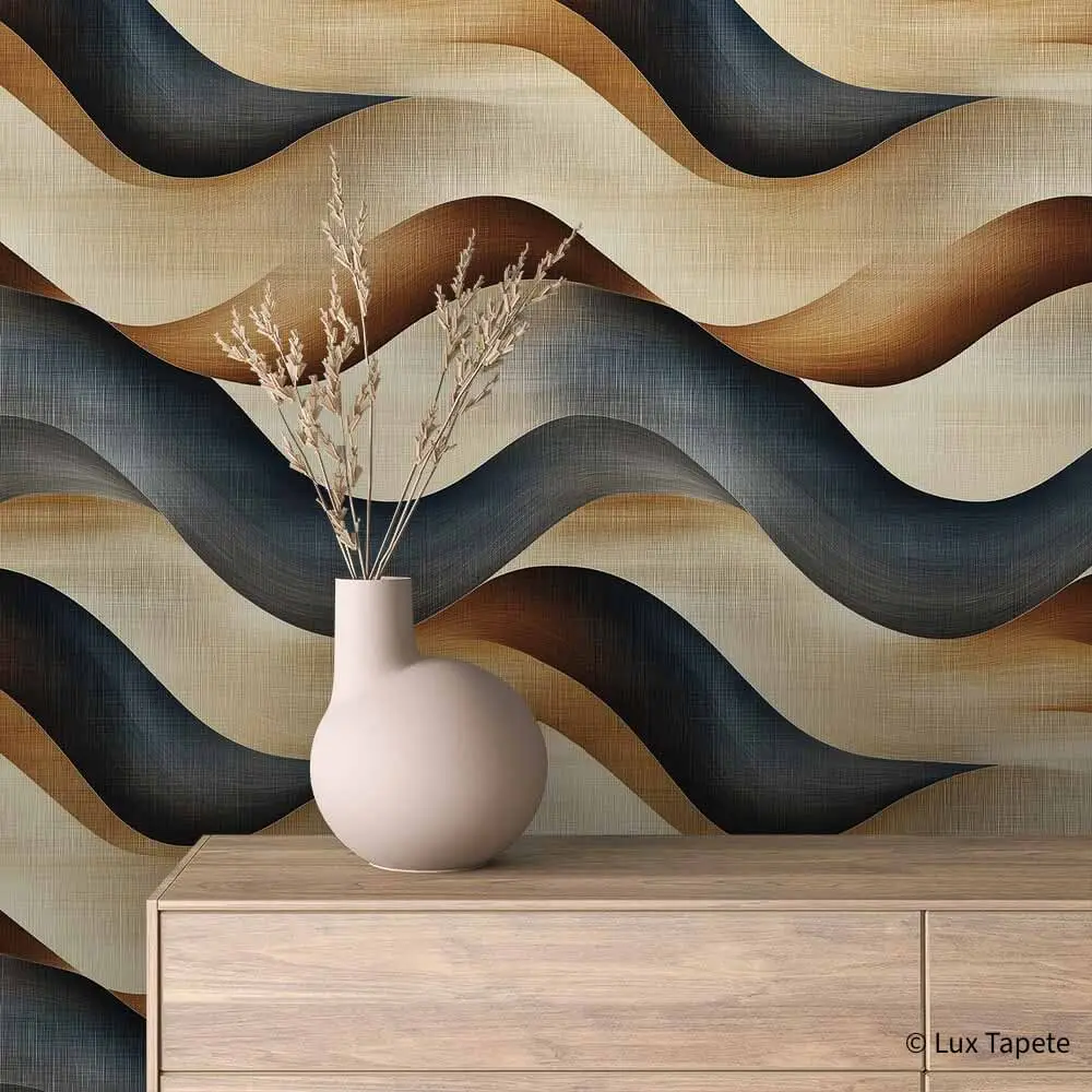 ABSTRACT 0046 | Lux Tapete tapeta talasasti dezen