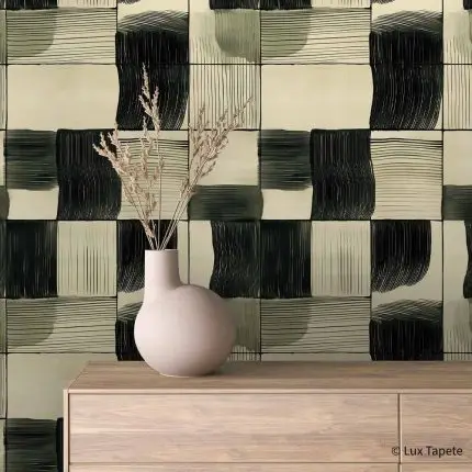 tapeta geometrijski kvadratni dezen