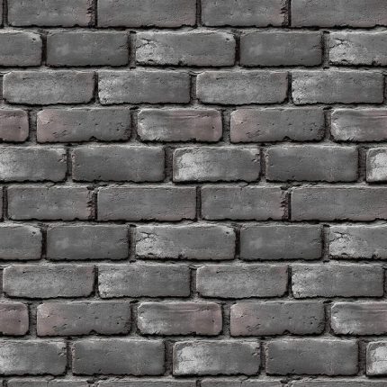 Dezen tapete sa grafitno sivim ciglama sa svetlijim ivicama – Cigla Tapeta 0026