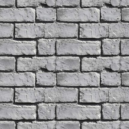 Dezen tapete sa svetlosivim ciglama i tamnosivim fugama – Cigla Tapeta 0027