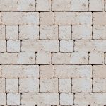 Dezen tapete sa krem blokovima nalik travertinu – Cigla Tapeta 0030