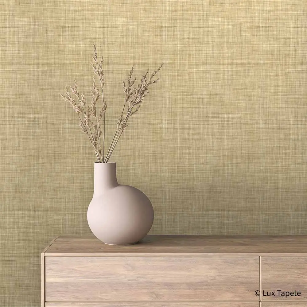 TEXTURE 0006 | Lux Tapete Samolepljiva tapeta za zid Texture 0006 sa toplim bež dezenom prirodnog tkanja i lanenom teksturom.