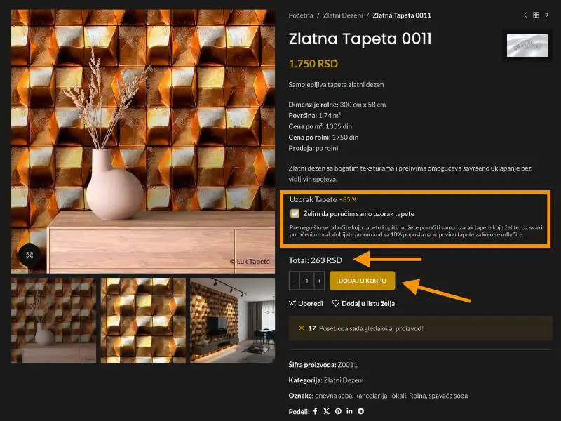 uzorci tapeta